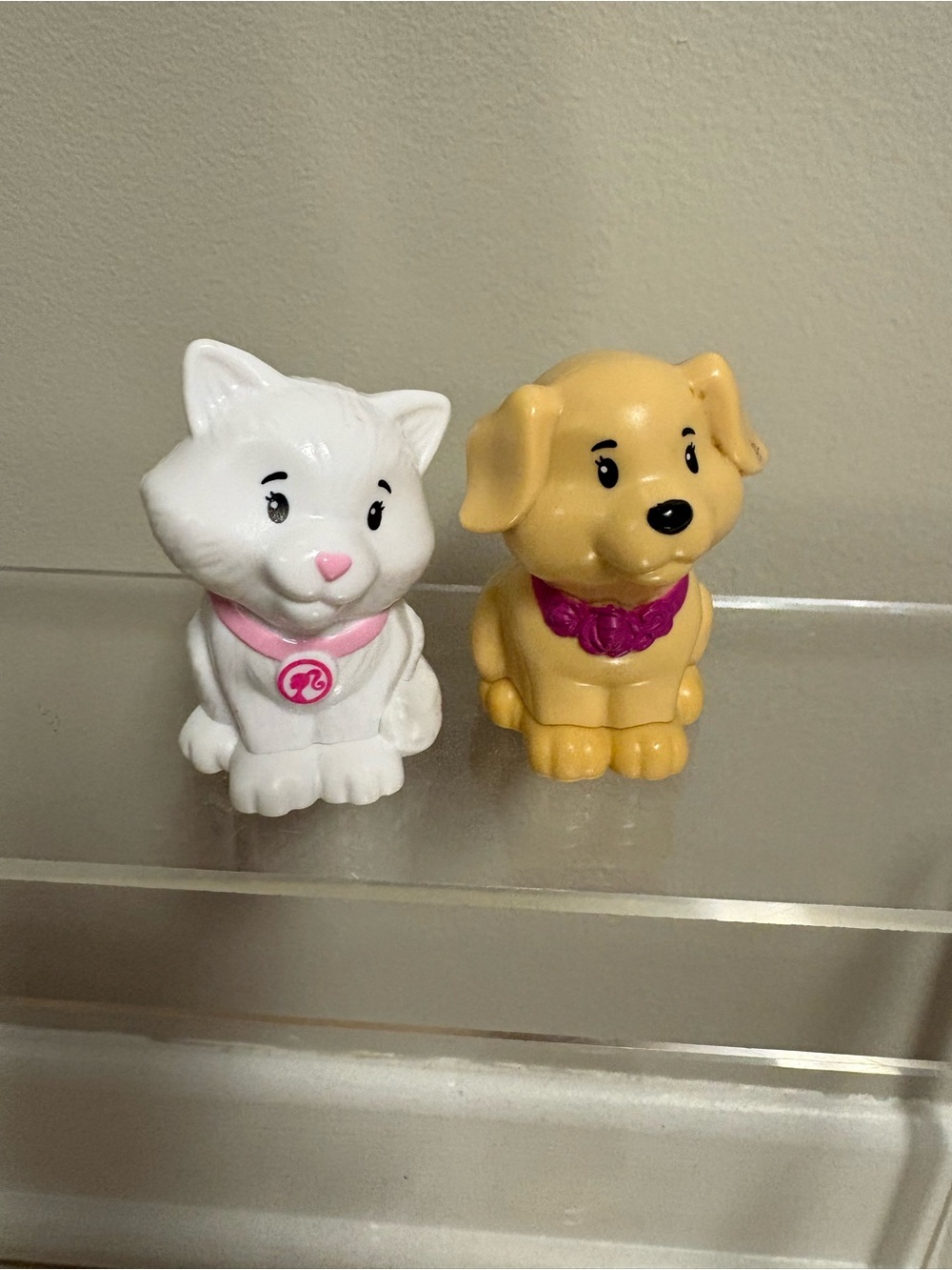 Barbie little people fisher-price cat and dog